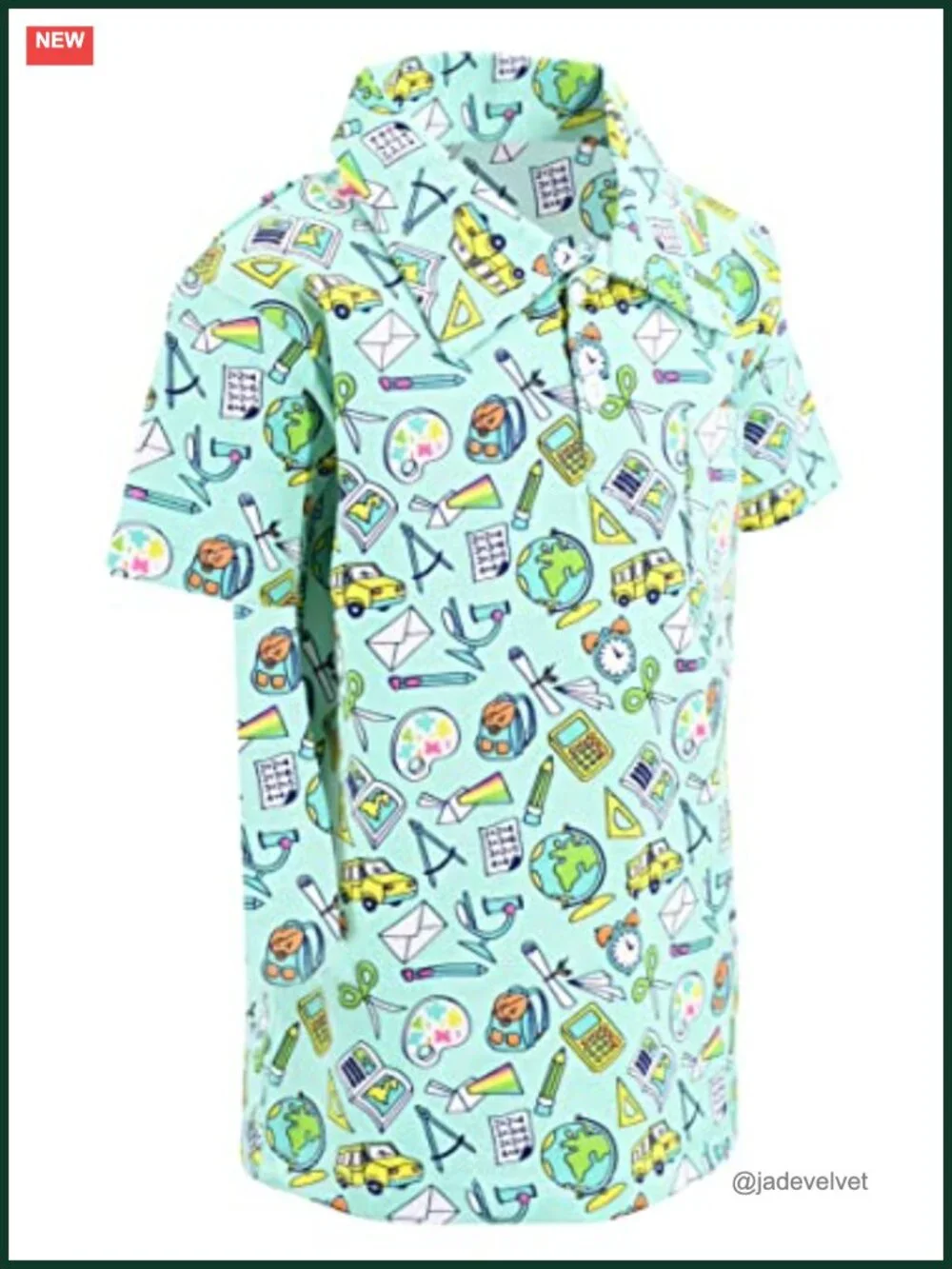 Boys Short Sleeve Polo Shirt - Toddler School Uniform Top